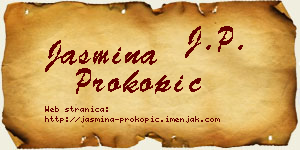 Jasmina Prokopić vizit kartica